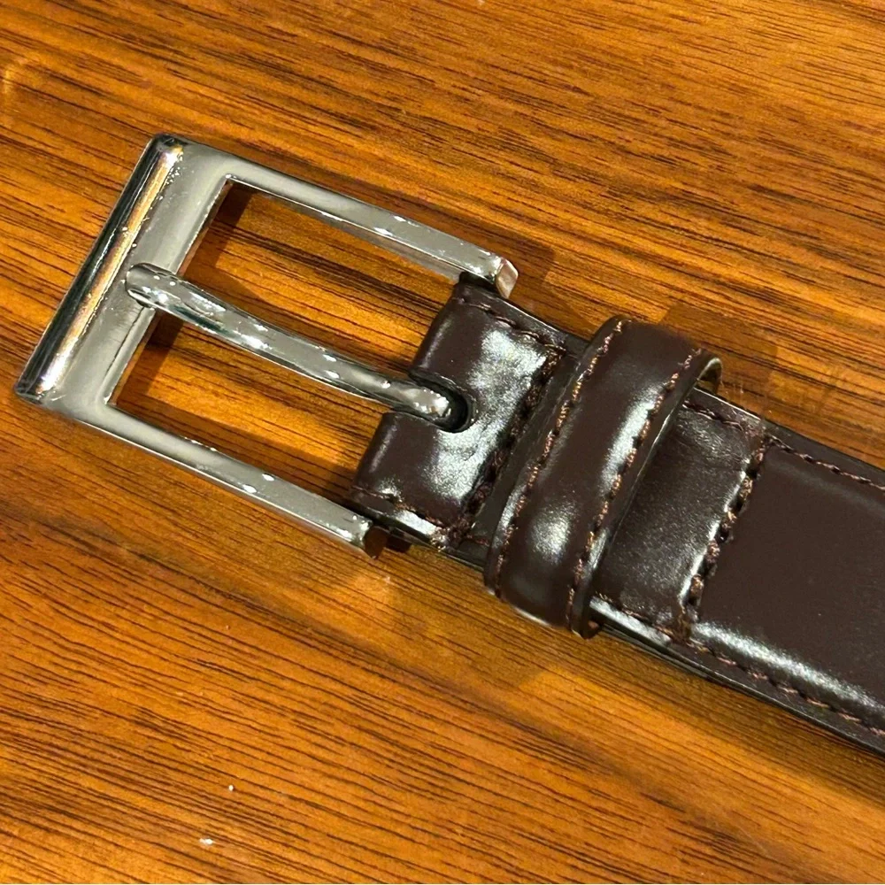 Dark Brown Belt Leather Size 30